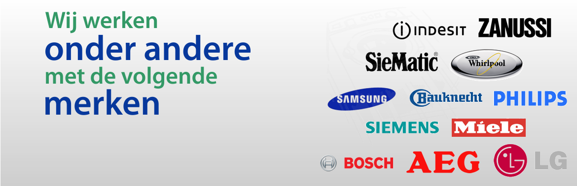 Wij werken onder andere met de volgende merken